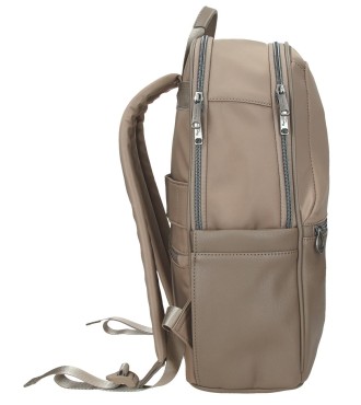 7092444 MOCHILA PORTAORD.PJL CHRISTINE TAUPE 2