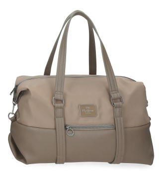 7093344 BOLSA DE VIAJE 40CM PJL CHRISTINE TAUPE