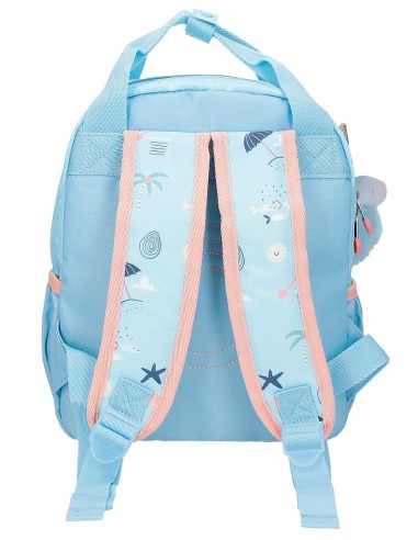 9632222 MOCHILA 28CM.ENSO MAGIC SUMMER AZUL CLARO