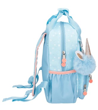 96322D2 MOCHILA ADAP. 28CM.ENSO MAGIC SUMMER AZUL CLARO 2