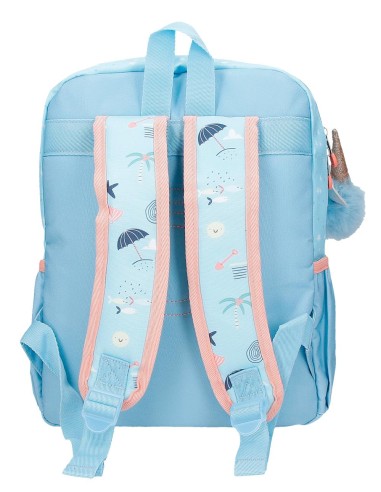 9632322 MOCHILA 33CM.ENSO MAGIC SUMMER AZUL CLARO