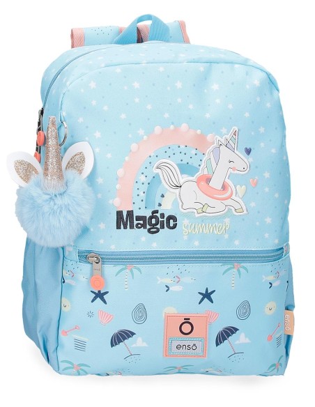 96323D2 MOCHILA ADAP. 33CM.ENSO MAGIC SUMMER AZUL CLARO 96323D2 MOCHILA ADAP. 33CM.ENSO MAGIC SUMMER AZUL CLARO