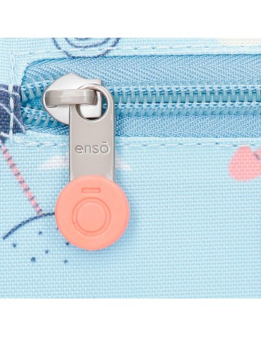 96323D2 MOCHILA ADAP. 33CM.ENSO MAGIC SUMMER AZUL CLARO