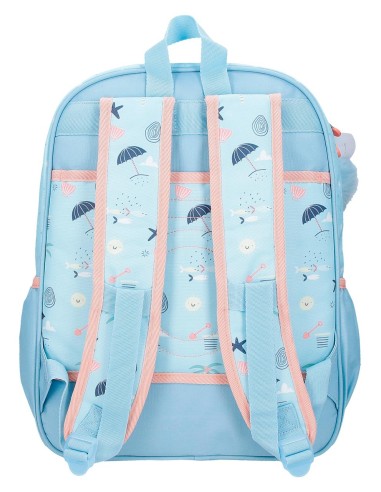 9632422 MOCHILA 38CM.ENSO MAGIC SUMMER AZUL CLARO