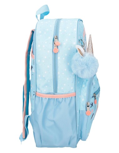 96324D2 MOCHILA ADAP.38CM.ENSO MAGIC SUMMER AZUL CLARO
