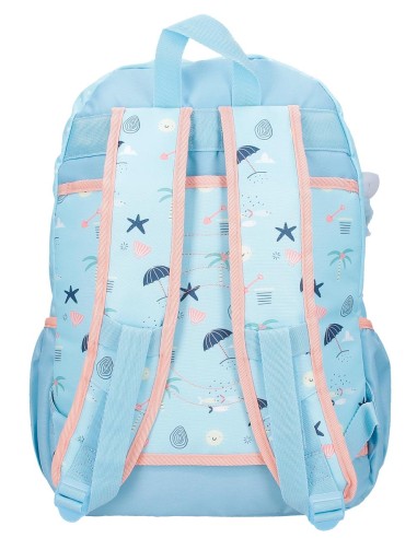 9632722 MOCHILA 44CM.ENSO MAGIC SUMMER AZUL CLARO