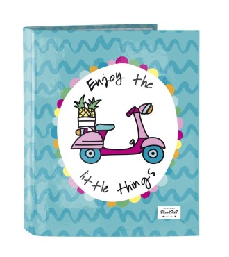 CARPETA CUATRO ANILLAS  BLACKFIT8 SCOOTER