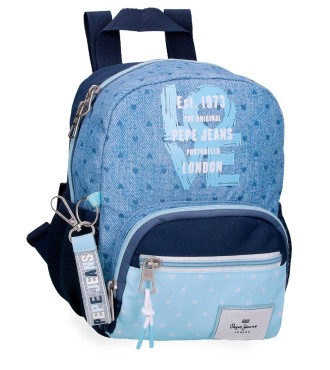 6822022 MOCHILA 23CM.PJL PJL NONI DENIM AZUL CLARO
