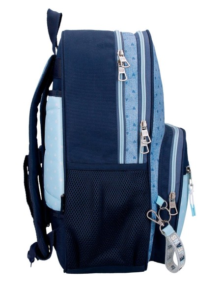6822222 MOCHILA 40CM. 2C. PJL NONI DENIM AZUL CLARO 6822222 MOCHILA 40CM. 2C. PJL NONI DENIM AZUL CLARO