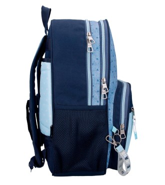 68222D2 MOCHILA ADAP.40CM. 2C. PJL NONI DENIM AZUL CLARO 2