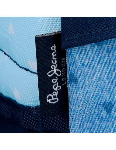 68222D2 MOCHILA ADAP.40CM. 2C. PJL NONI DENIM AZUL CLARO