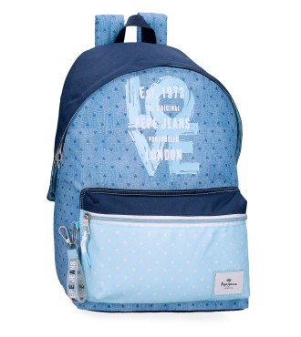 68223D2 MOCHILA ADAP. 42CM.PJL NONI DENIM AZUL CLARO