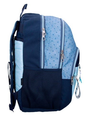 68225D2 MOCHILA ADAP. 44CM. 2C.PJL NONI DENIM AZUL CLARO
