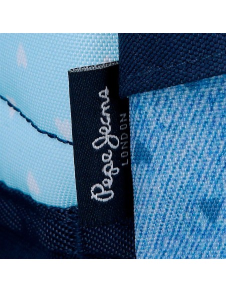 68225D2 MOCHILA ADAP. 44CM. 2C.PJL NONI DENIM AZUL CLARO