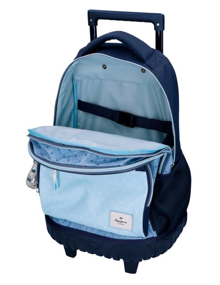 6822922 MOCHILA COMPACT 2R PJL NONI DENIM AZUL CLARO