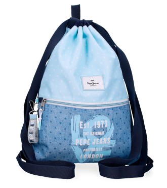 6823822 GYM SAC C/ CREMALLERA PJL NONI DENIM AZUL CLARO