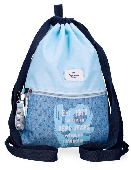 6823822 GYM SAC C/ CREMALLERA PJL NONI DENIM AZUL CLARO 6823822 GYM SAC C/ CREMALLERA PJL NONI DENIM AZUL CLARO