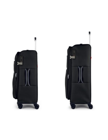 Set 2 Maletas M-L Gabol Cloud Negro Juego de Maletas | Fr...