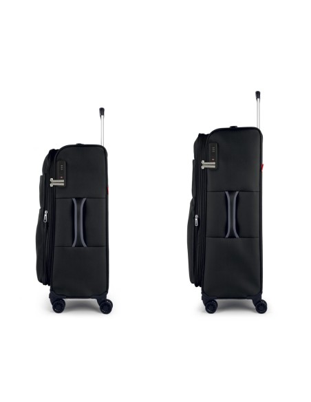 Set 2 Maletas M-L Gabol Cloud Negro Juego de Maletas | Fr...