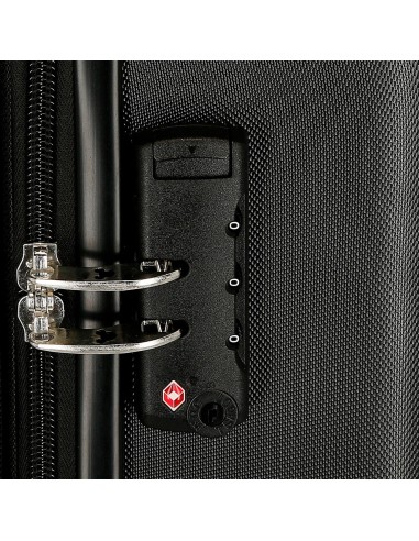 5418821 TROLLEY ABS 70CM. C/EXT. 4R. MICKEY GOOD TRIP NEGRO