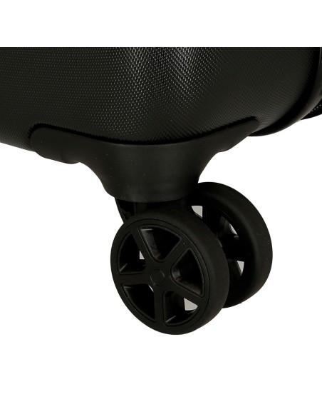 5418821 TROLLEY ABS 70CM. C/EXT. 4R. MICKEY GOOD TRIP NEGRO