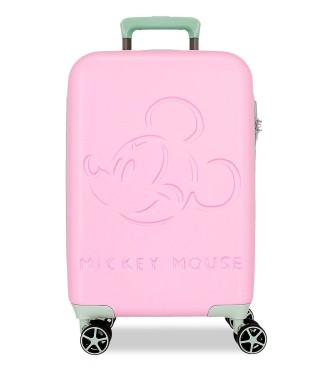 5438522 TROLLEY ABS 55CM.4R. MICKEY CRAZY TRIP ROSA