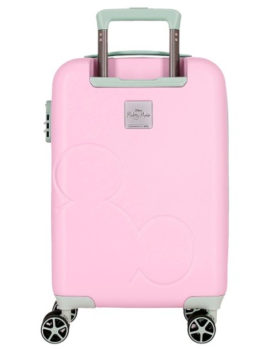 5438522 TROLLEY ABS 55CM.4R. MICKEY CRAZY TRIP ROSA