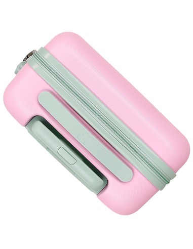 5438522 TROLLEY ABS 55CM.4R. MICKEY CRAZY TRIP ROSA