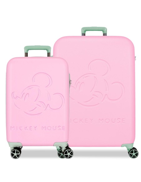 5439522 SET/2 TROLLEY ABS 55-65CM. 4R. MICKEY CRAZY TRIP ROS 5439522 SET/2 TROLLEY ABS 55-65CM. 4R. MICKEY CRAZY TRIP ROS