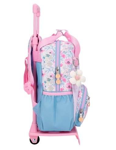 97722T1 MOCHILA ADAP. C/CARRO 28CM.ENSO FULL OF FLOWERS