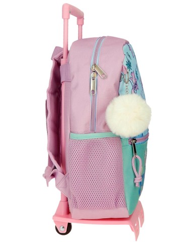 31521T1 MOCHILA ADAP. 33CM.C/CARRO STITCH JUST CHILL