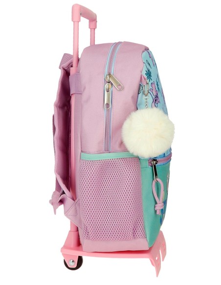 31521T1 MOCHILA ADAP. 33CM.C/CARRO STITCH JUST CHILL