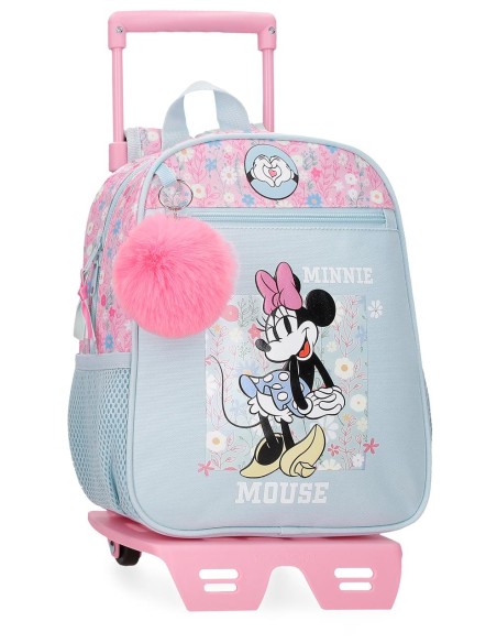 49221T2 MOCHILA ADAP.28CM.C/CARRO MINNIE HAPPY