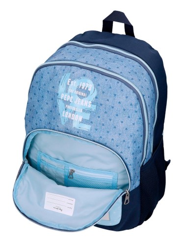 68225T2 MOCHILA ADAP.44CM.2C.C/CARRO PJL NONI DEMIN AZUL C