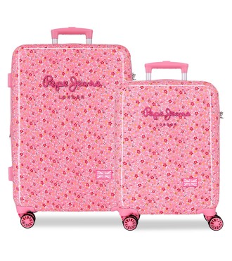 6711923 SET 2/TROLLEY ABS 55-68CM.4R.PJL ALENKA ROSA