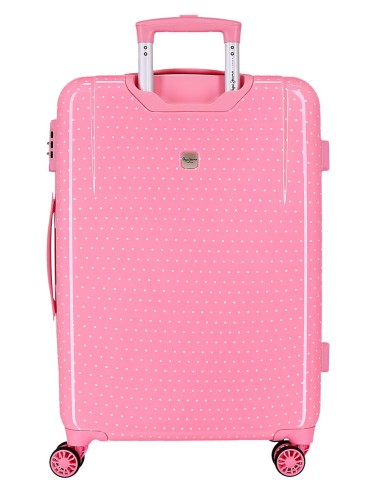 6711923 SET 2/TROLLEY ABS 55-68CM.4R.PJL ALENKA ROSA