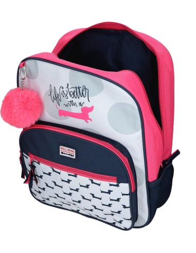 48723T2 MOCHILA ADAP. 38CM C/CARRO ROLL ROAD TECKEL