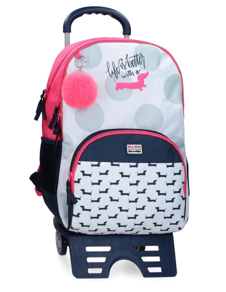 48726T2 MOCHILA ADAP.46CM 2C. C/CARRO ROLL ROAD TECKEL 48726T2 MOCHILA ADAP.46CM 2C. C/CARRO ROLL ROAD TECKEL