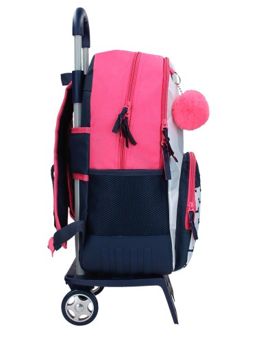 48726T2 MOCHILA ADAP.46CM 2C. C/CARRO ROLL ROAD TECKEL