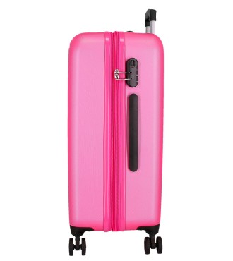 506922E TROLLEY ABS 65CM. C/EXP. 4R.CAMBOYA ROSA CLARO 2