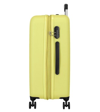 506922F TROLLEY ABS 65CM. C/EXP. 4R.CAMBOYA AMARILLO 2