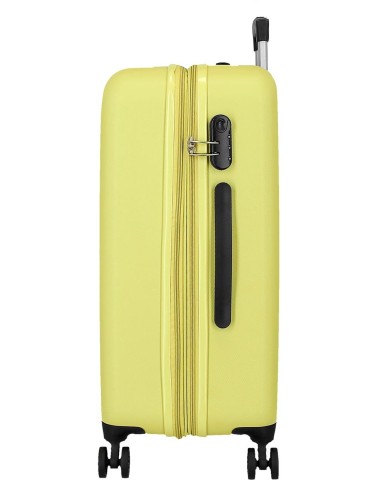 506922F TROLLEY ABS 65CM. C/EXP. 4R.CAMBOYA AMARILLO