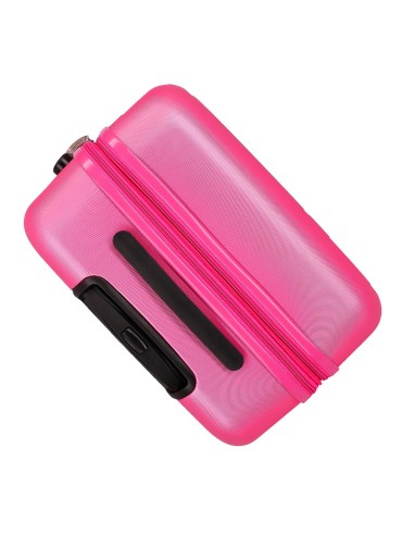 506952E SET/2 TROLLEY ABS 55-65CM.4R.CAMBOYA ROSA CLARO