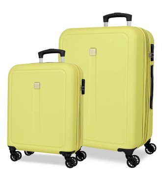 506952F SET/2 TROLLEY ABS 55-68CM.4R.CAMBOYA AMARILLO