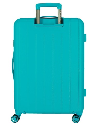 531846C SET/3 TROLLEY ABS 55-68-78CM. C/EXP 4R.WOOD TURQUESA