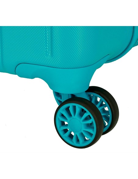 531846C SET/3 TROLLEY ABS 55-68-78CM. C/EXP 4R.WOOD TURQUESA 531846C SET/3 TROLLEY ABS 55-68-78CM. C/EXP 4R.WOOD TURQUESA