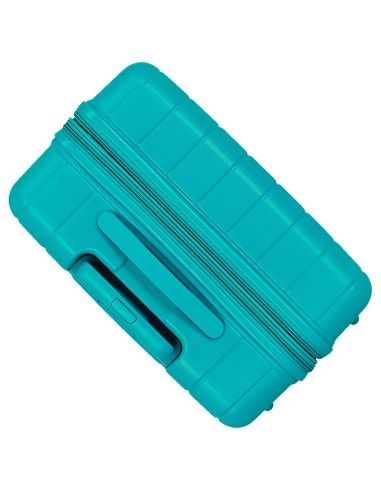 531846C SET/3 TROLLEY ABS 55-68-78CM. C/EXP 4R.WOOD TURQUESA