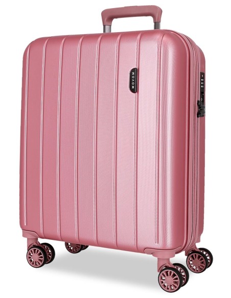 531866D TROLLEY ABS 55CM.4R.C/EXP.WOOD ROSA 531866D TROLLEY ABS 55CM.4R.C/EXP.WOOD ROSA