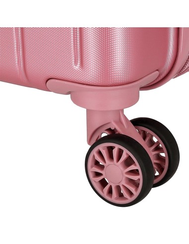 531866D TROLLEY ABS 55CM.4R.C/EXP.WOOD ROSA