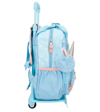 96322T2 MOCHILA ADAP. C/CARRO 28CM.ENSO MAGIC SUMMER AZUL CL 2